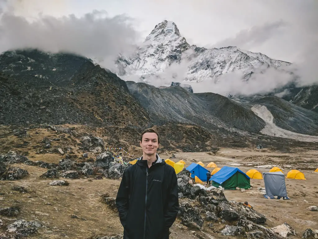 Me at Ama Dablam Base Camp