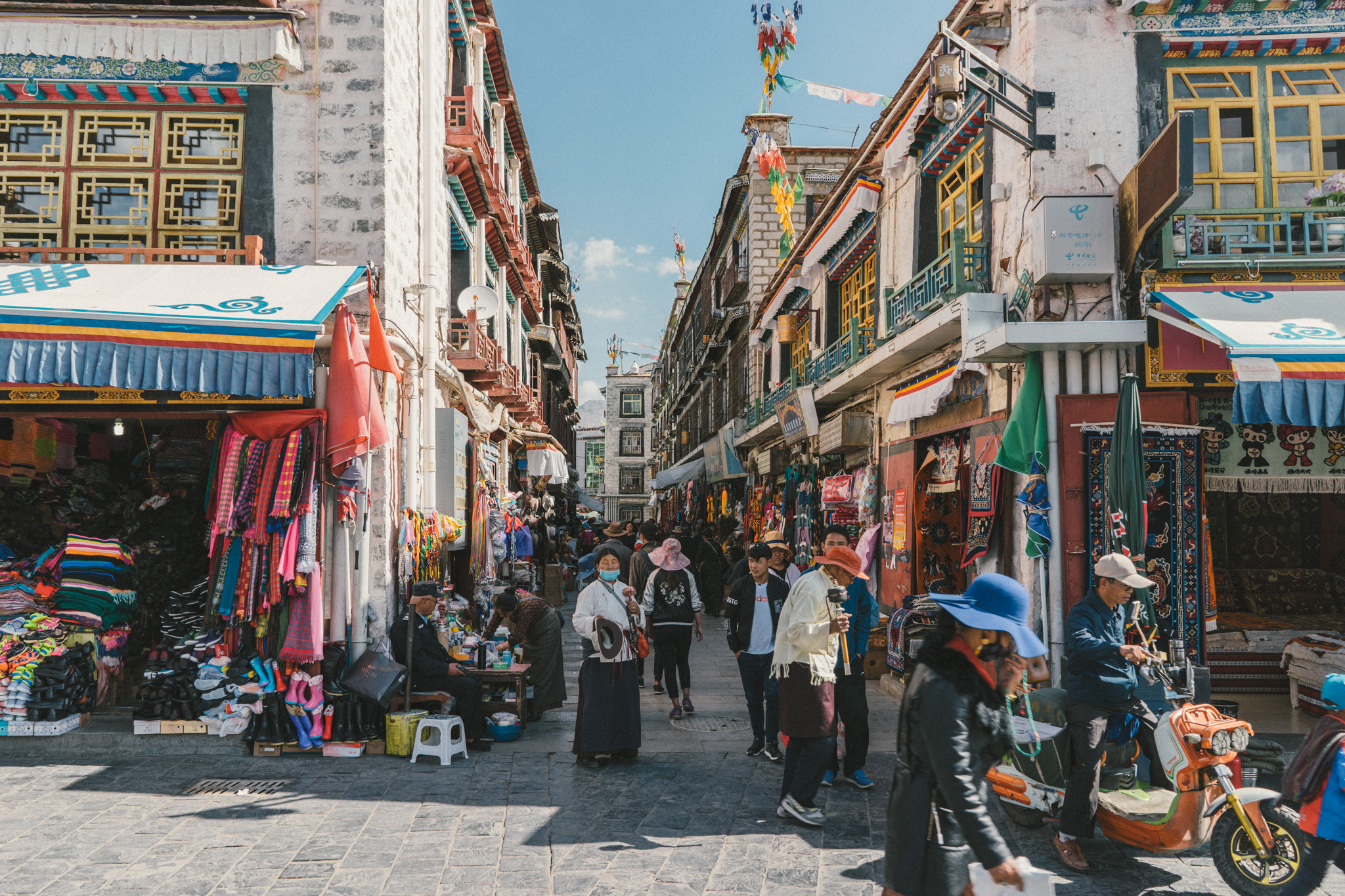 Streets of Lhasa, Tibet