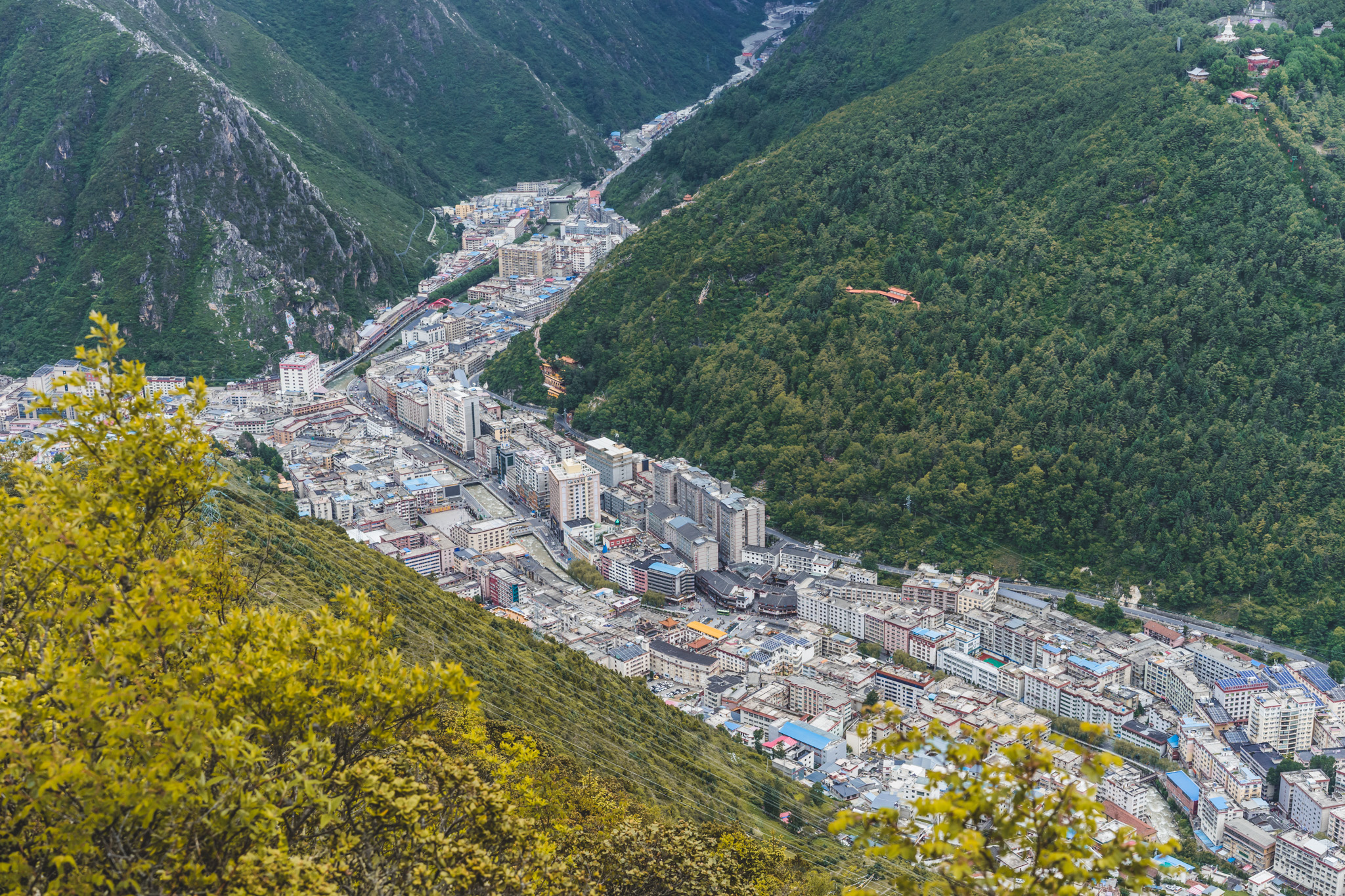 Kangding from above