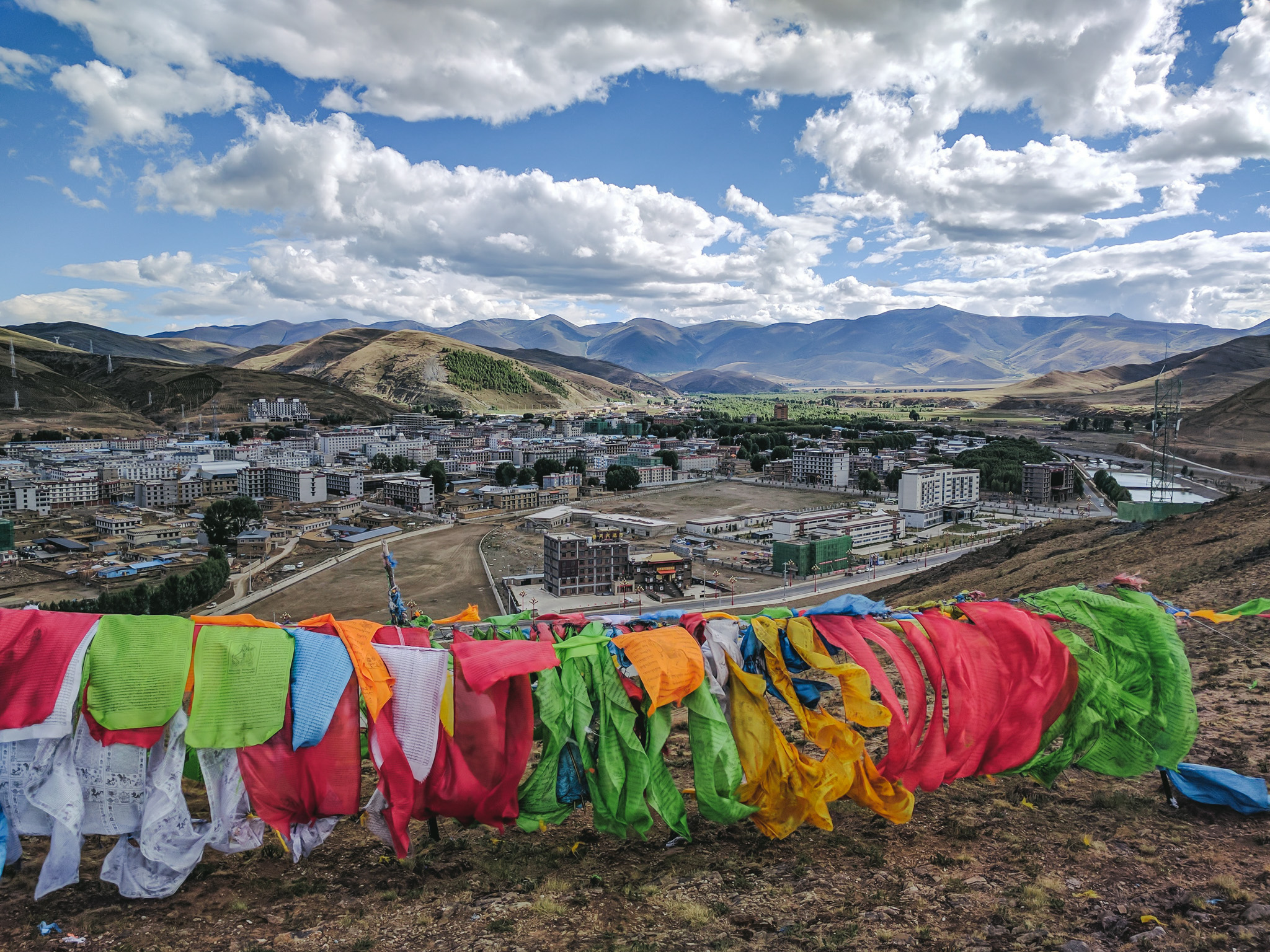 Sunset over Daocheng