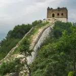 camping on the great wall of china