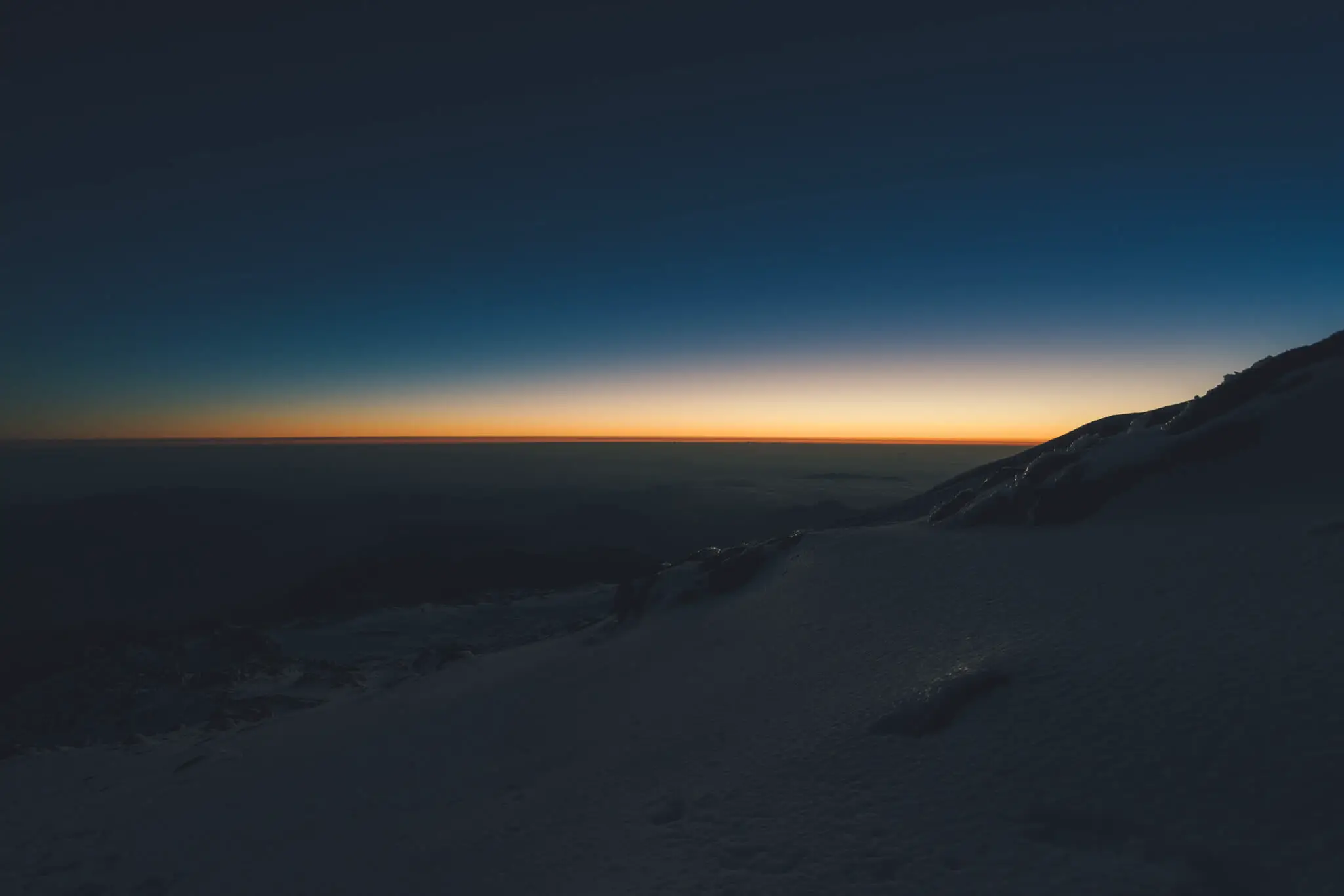 Sunrise over the Gulf of Mexico from high on Pico de Orizaba