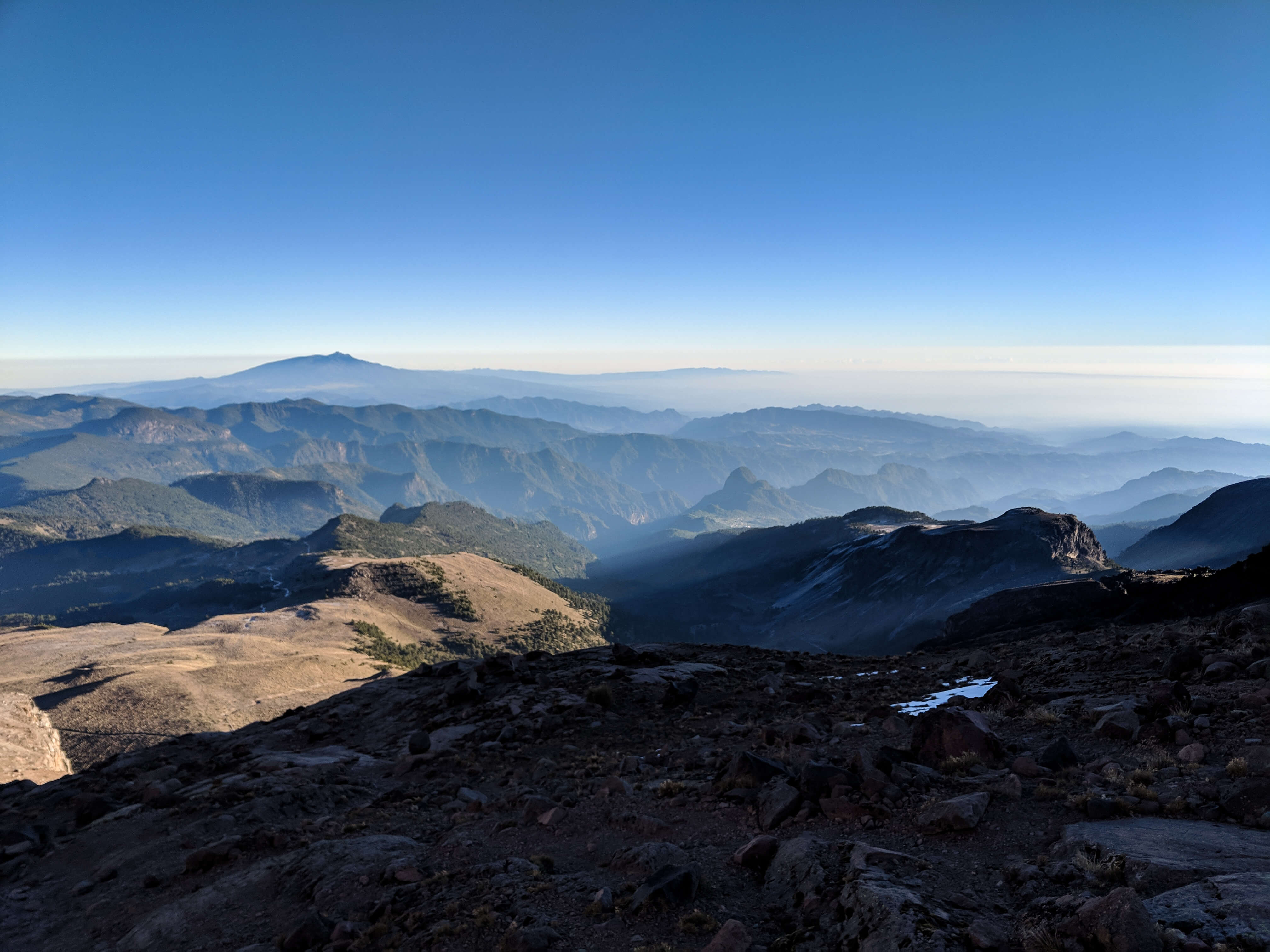 Insane views while climbing Pico de Orizaba