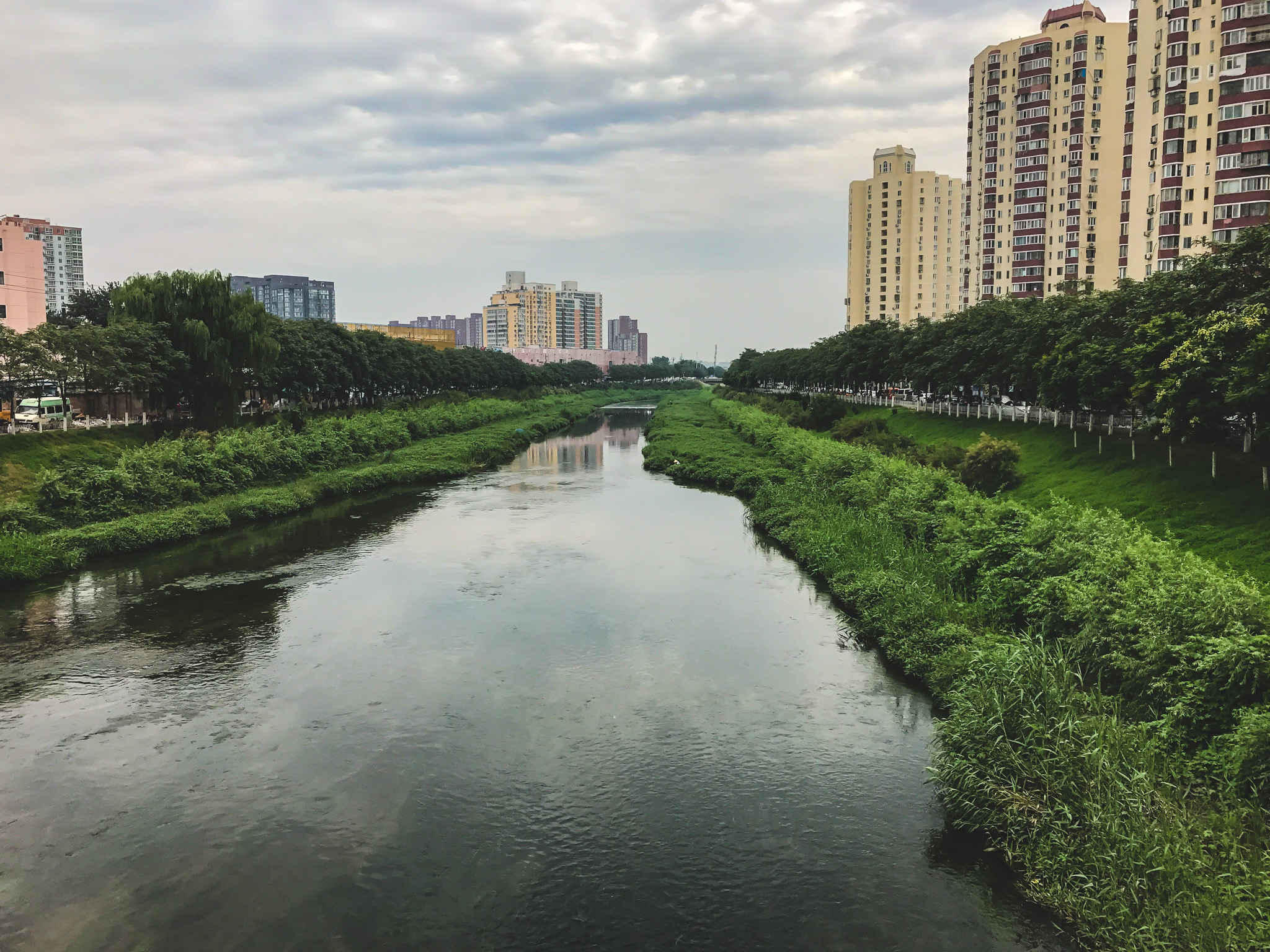 Near the bus station in Beijing