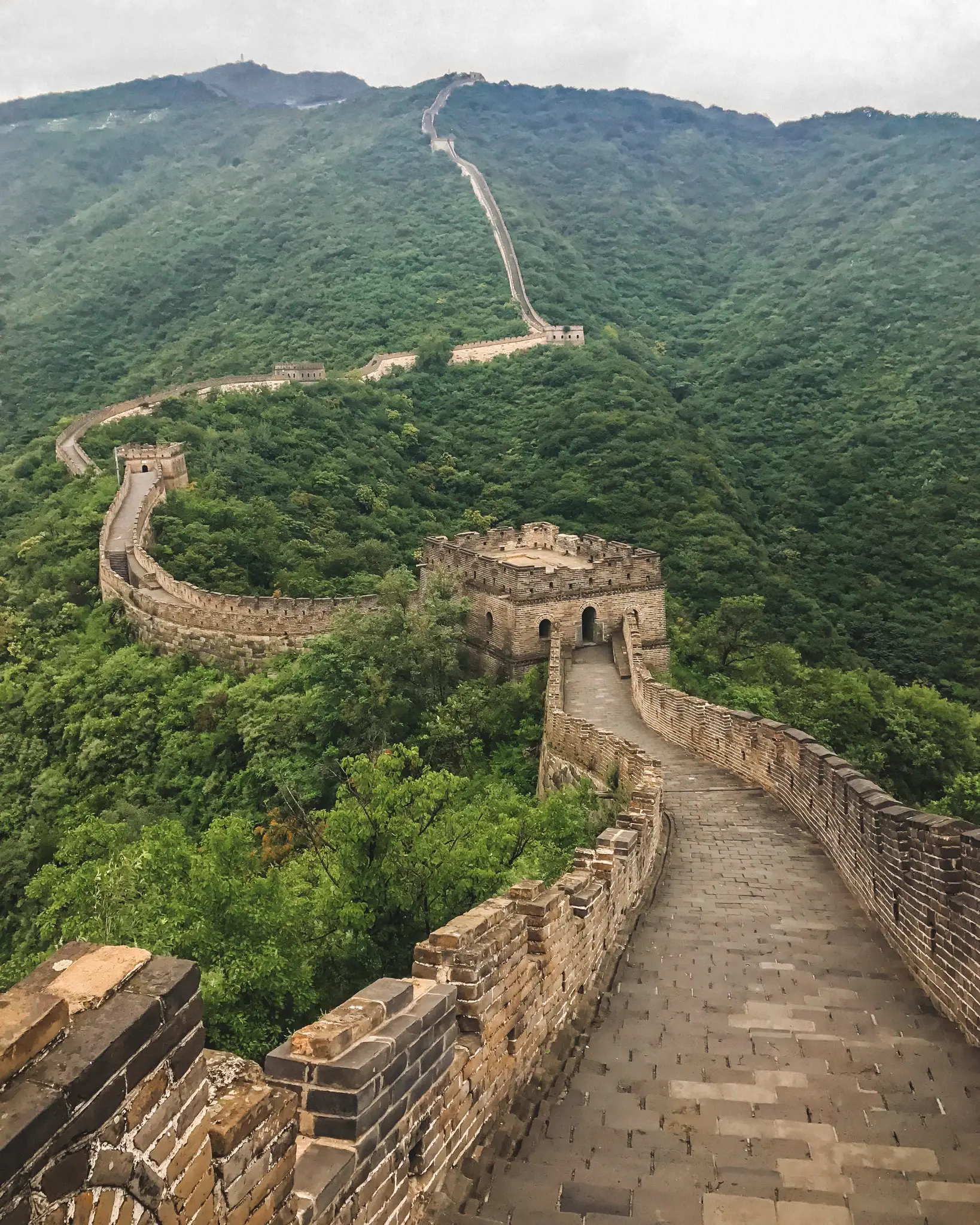 The Mutianyu Great Wall near Beijing