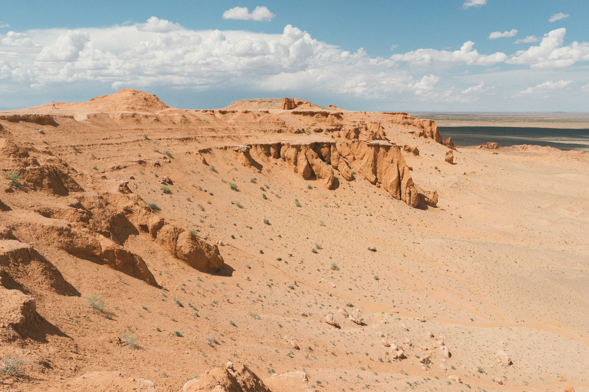 Flaming Cliffs in the Gobi Desert