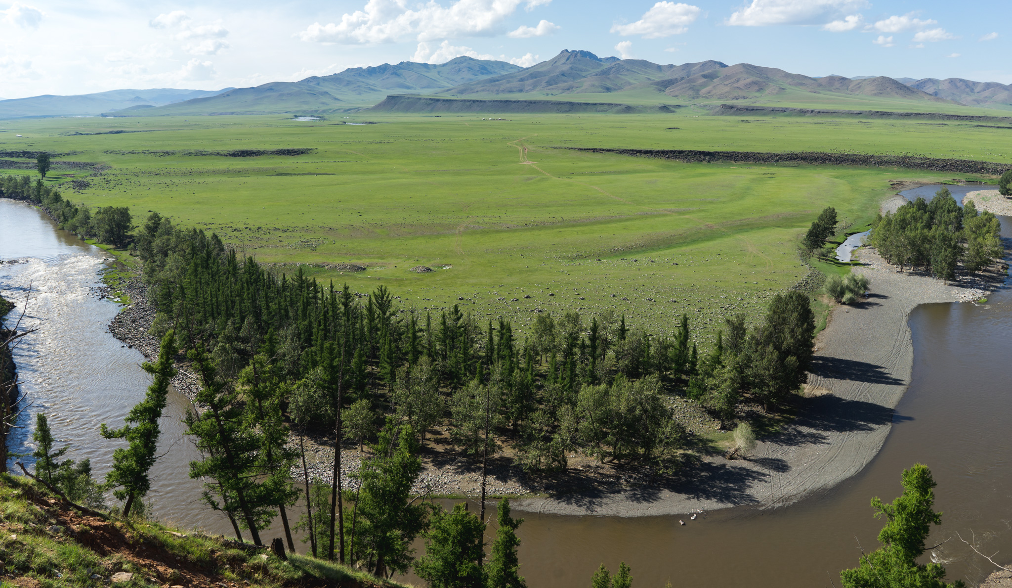 Orkhon Valley in Central Mongolia