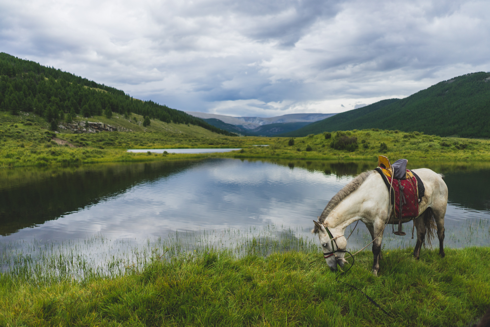 Gorgeous lakes in Orkhon Valley, Mongolia