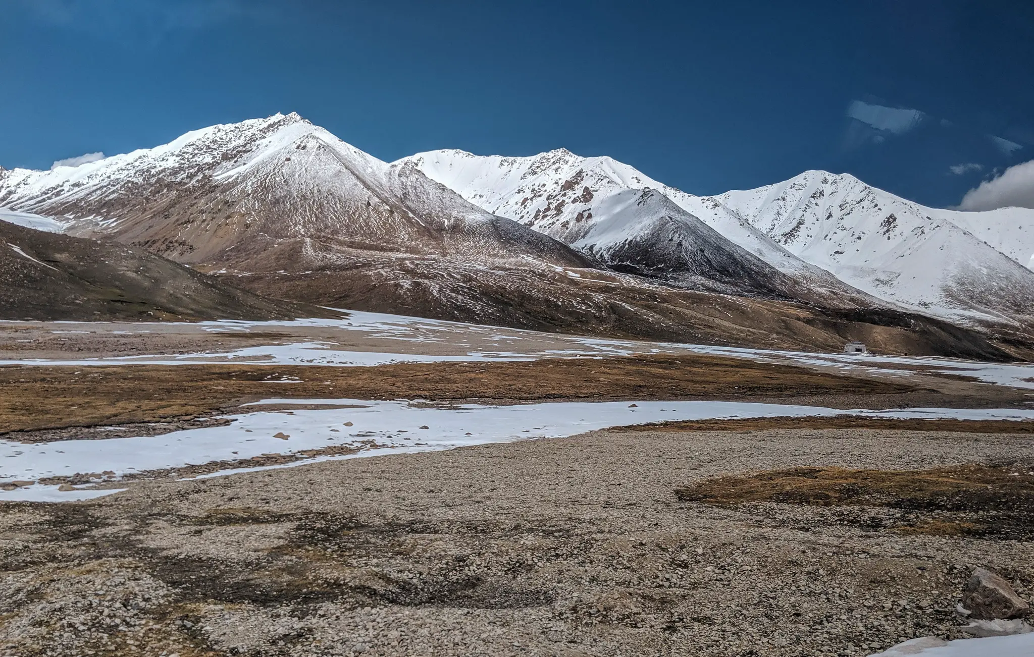 At the top of Khunjerab Pass