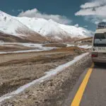 Crossing the Khunjerab Pass into China from Pakistan