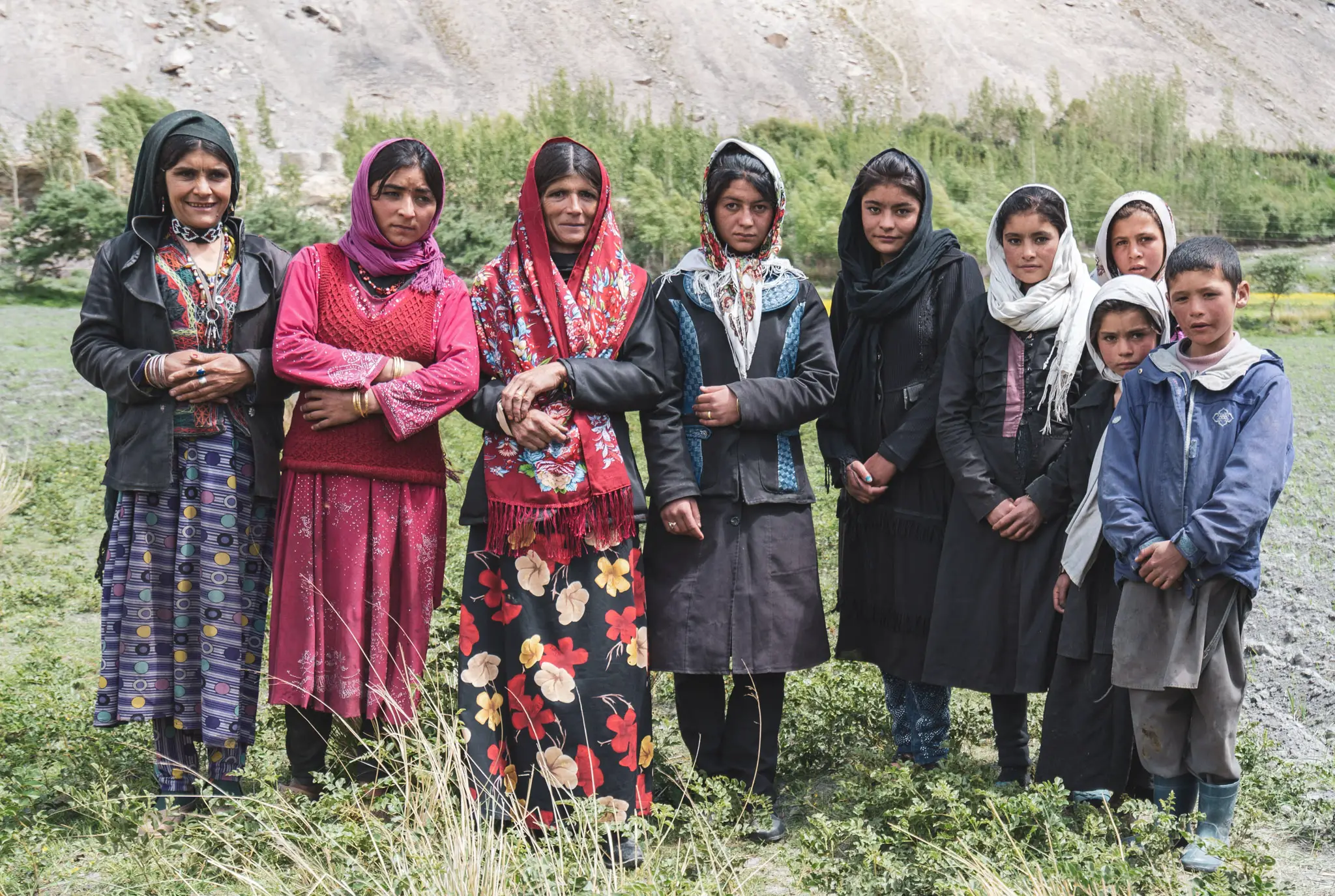 Wakhi family in Afghanistan