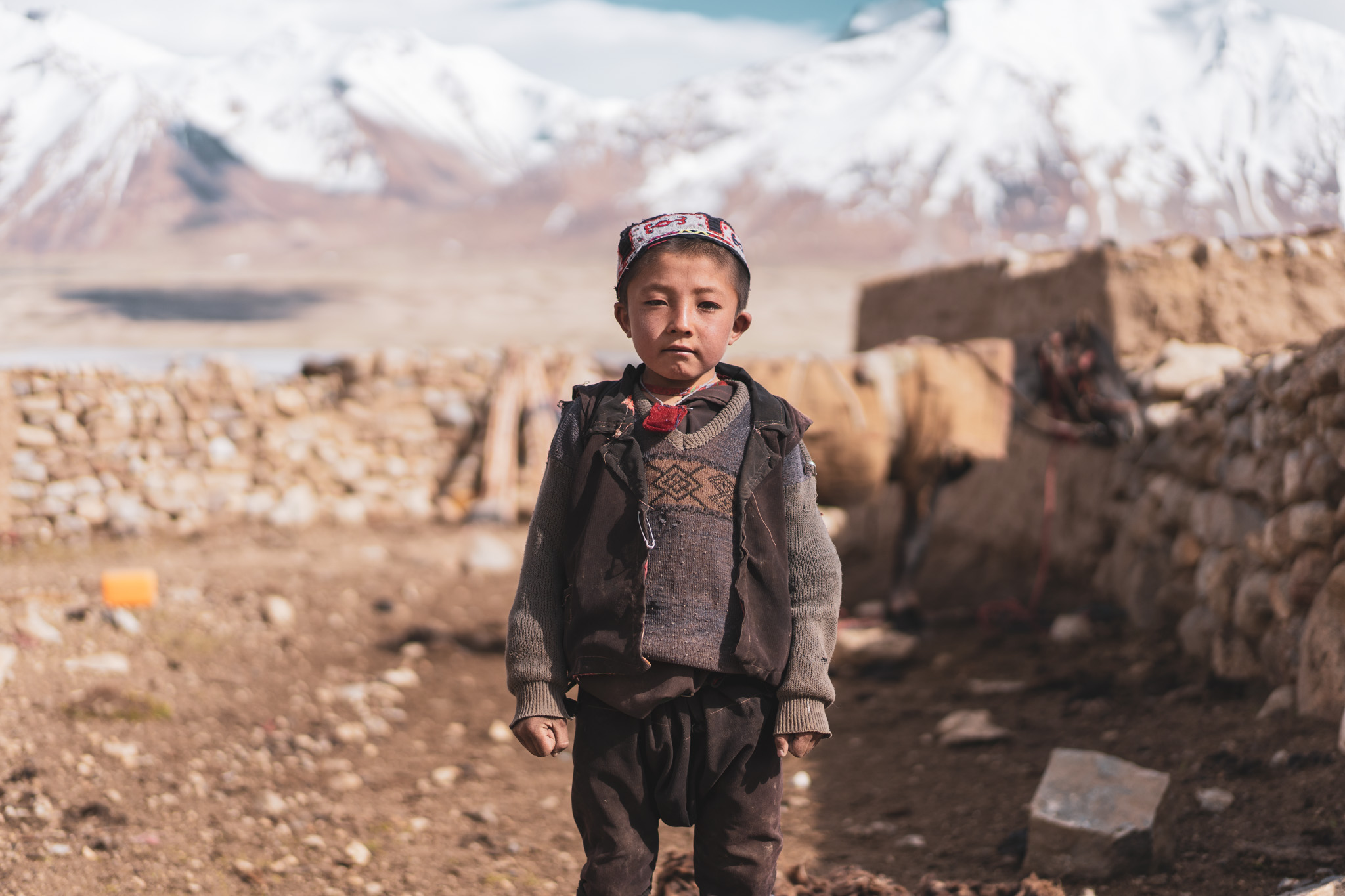 Kyrgyz boy in the Little Pamir