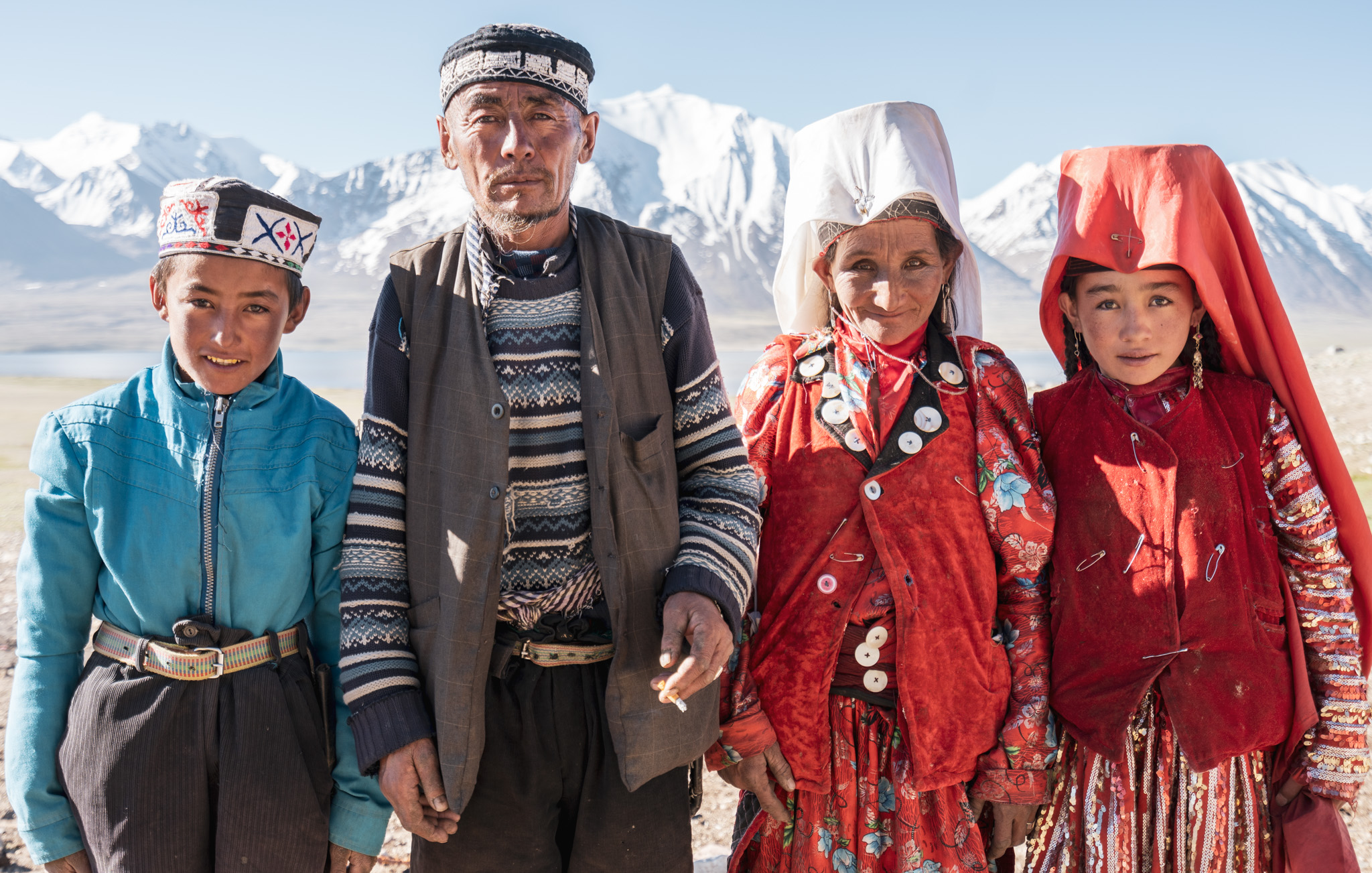 Kyrgyz family in Afghanistan's Wakhan Corridor