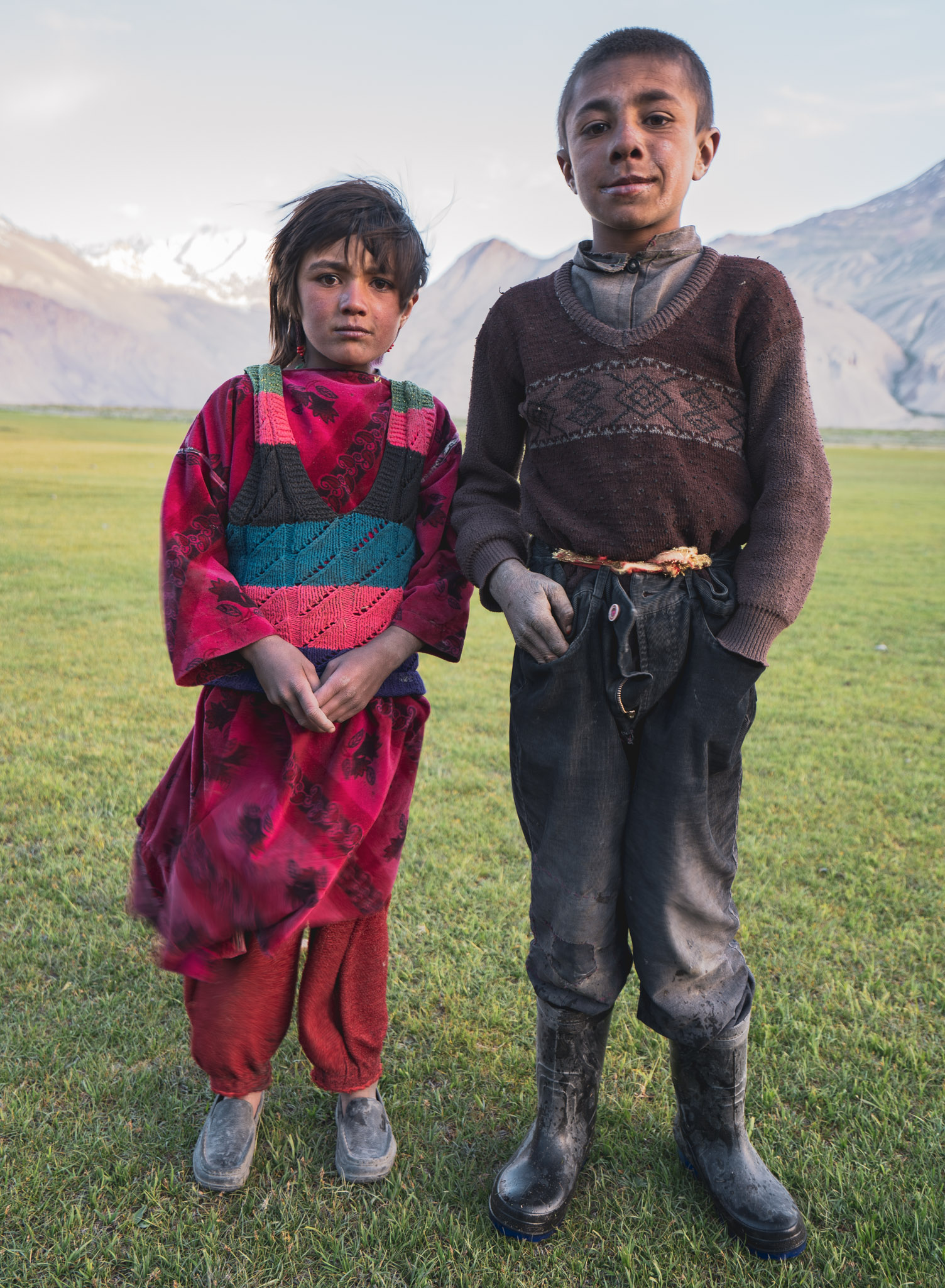 Wakhi children in Sarhad-e-Broghil