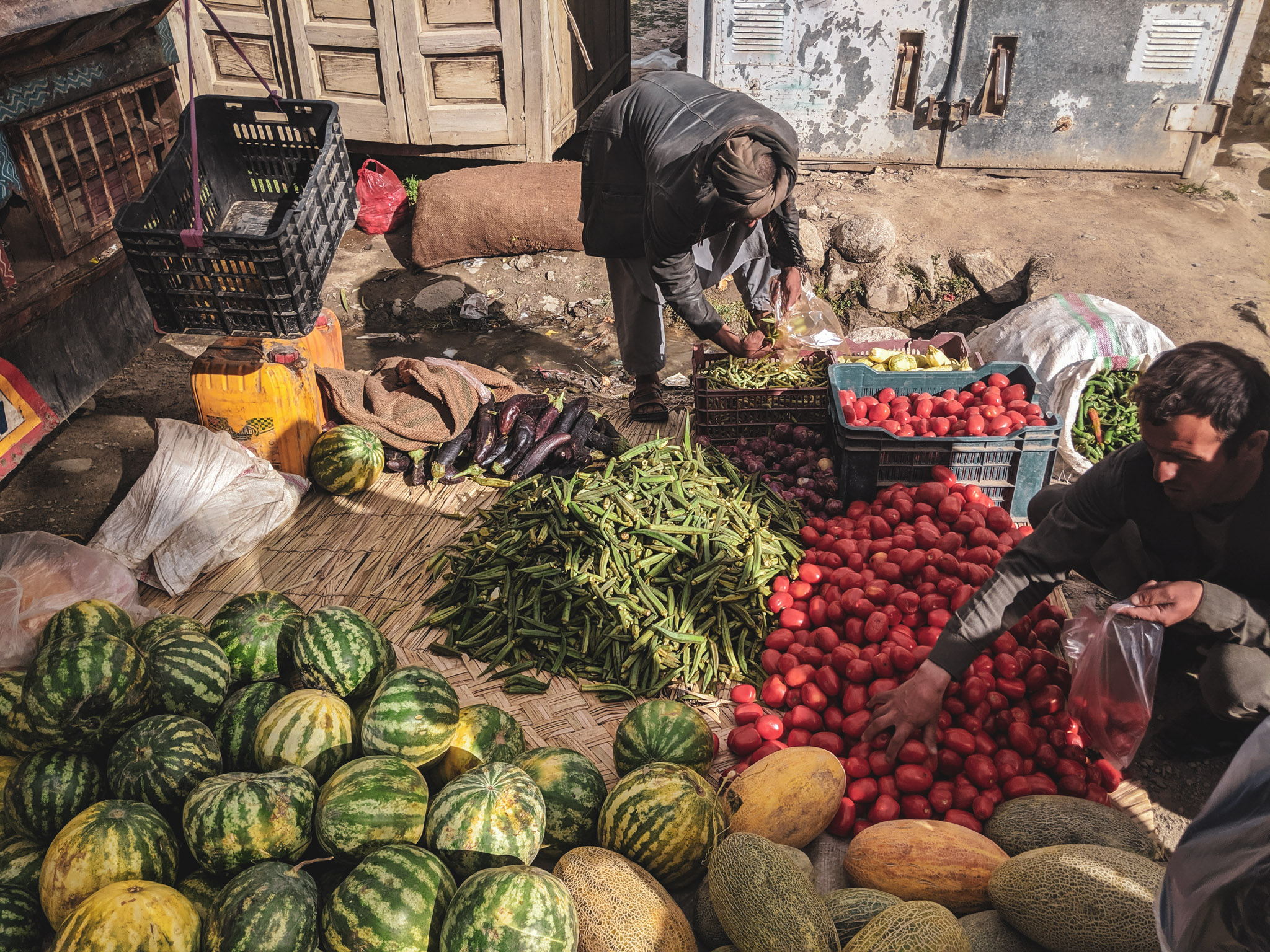 Fruit in Ishkashim bazaar