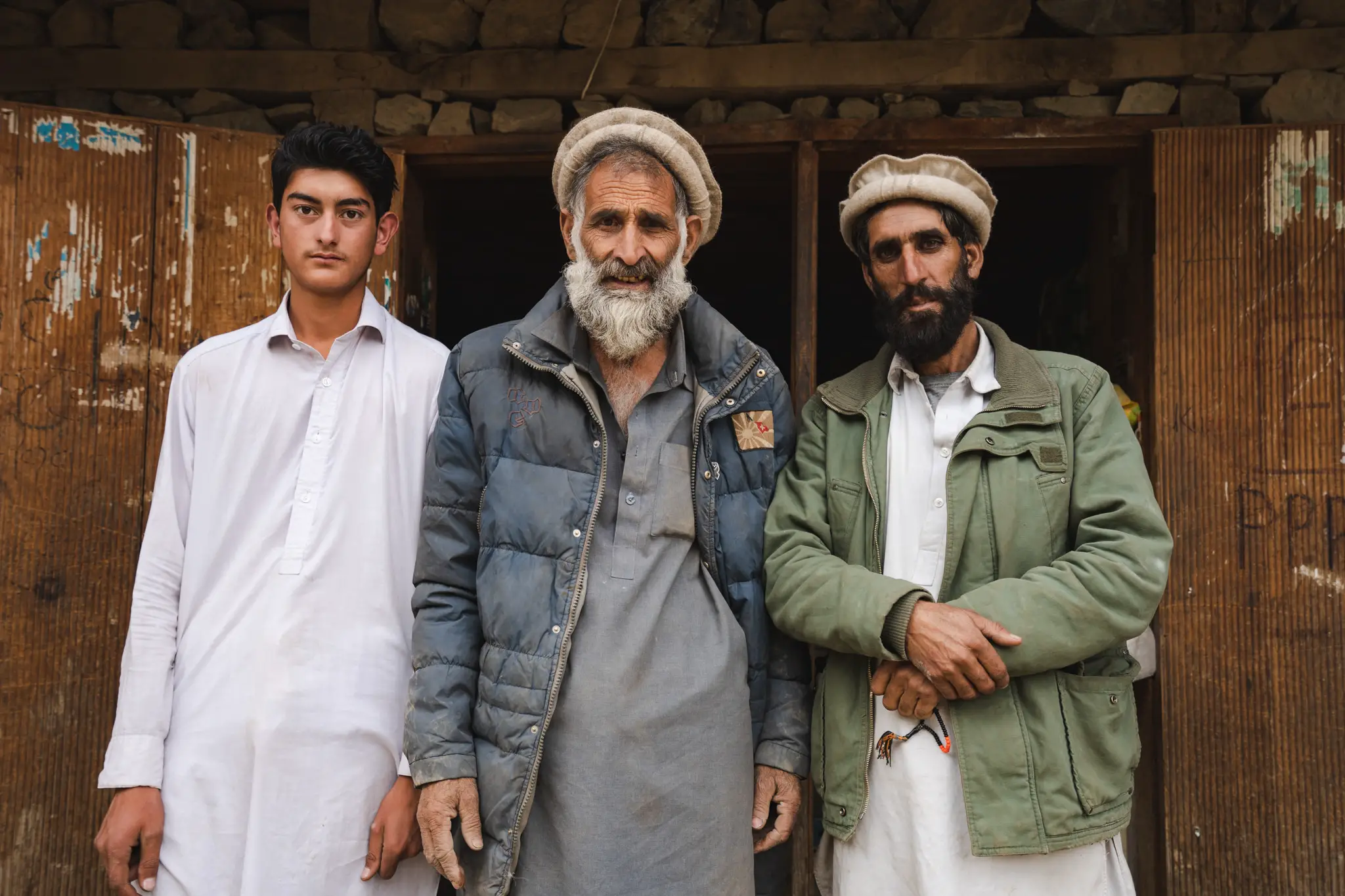 Friendly locals in Kalam, Swat Valley