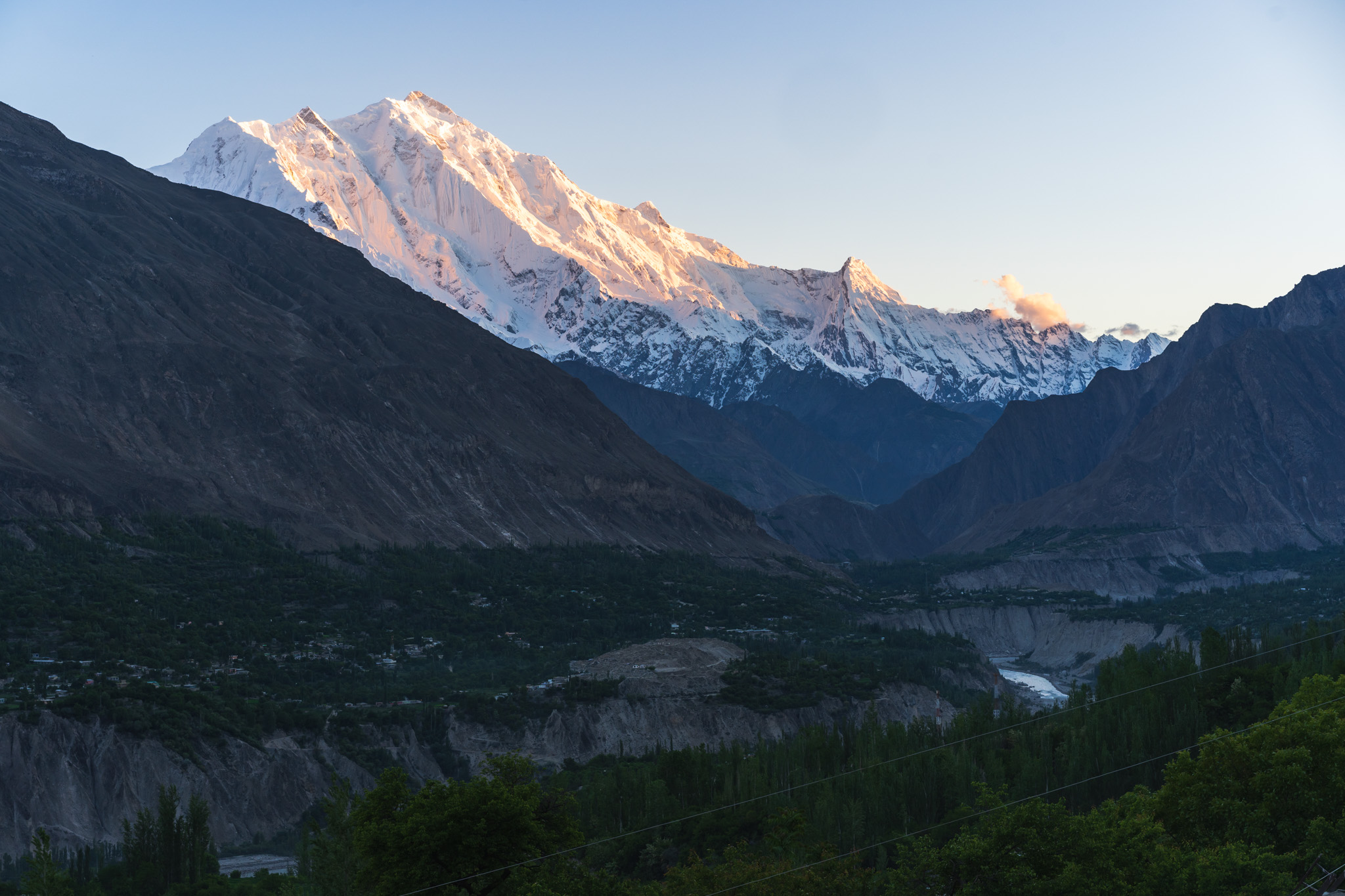 Rakaposhi view from Karimabad