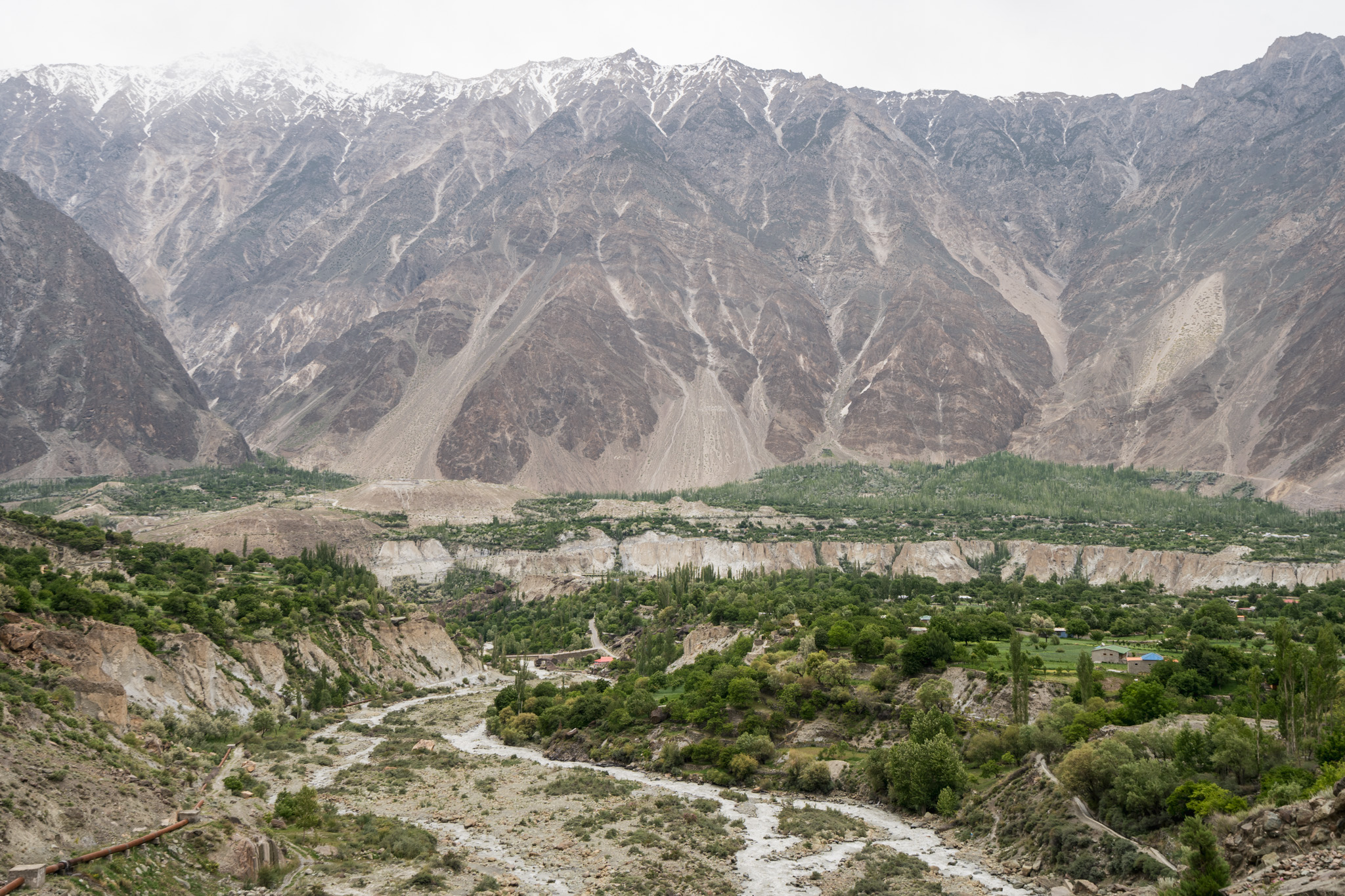 Arriving back to Minapin from Rakaposhi Base Camp