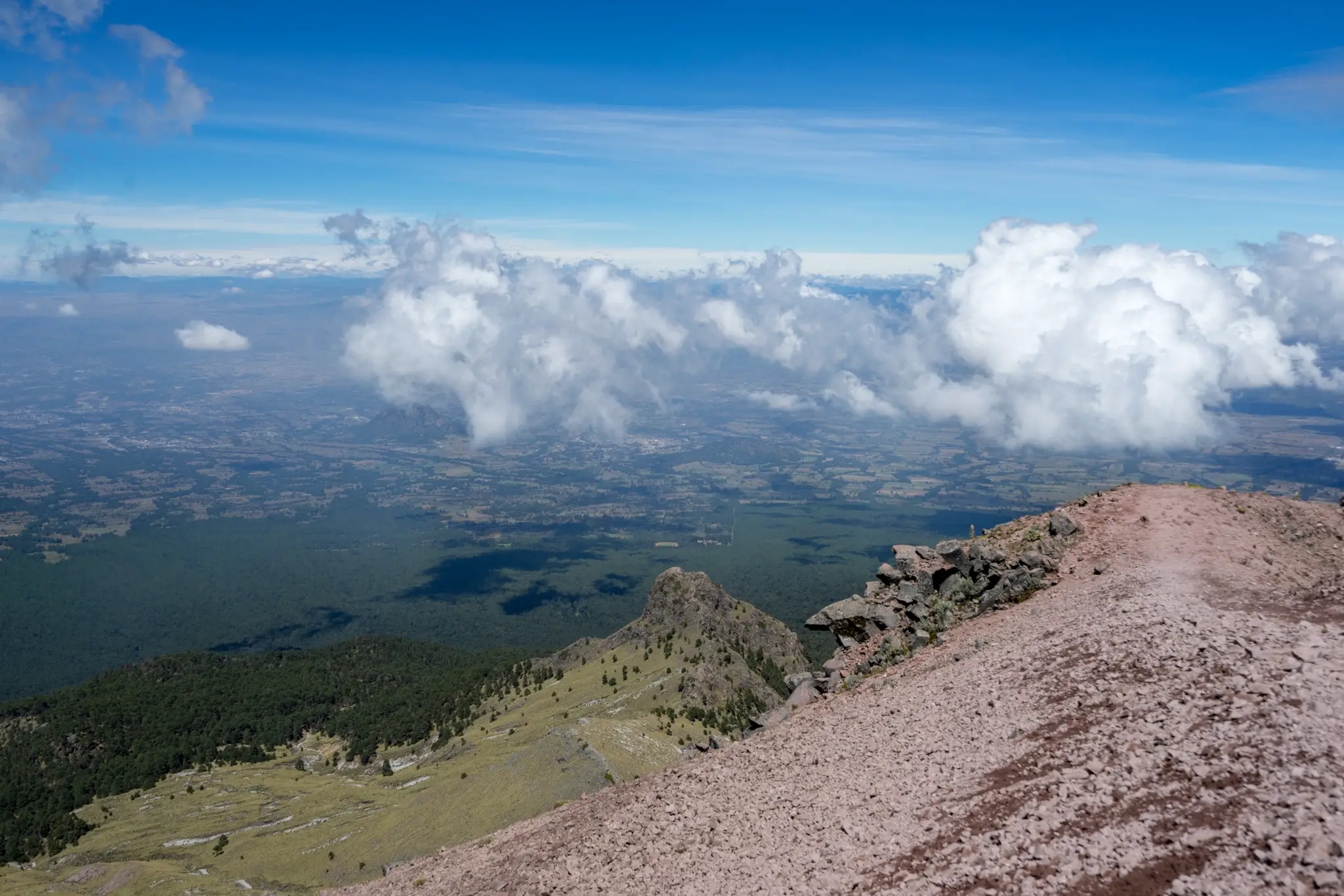 Acclimatizing on La Malinche near Pico de Orizaba