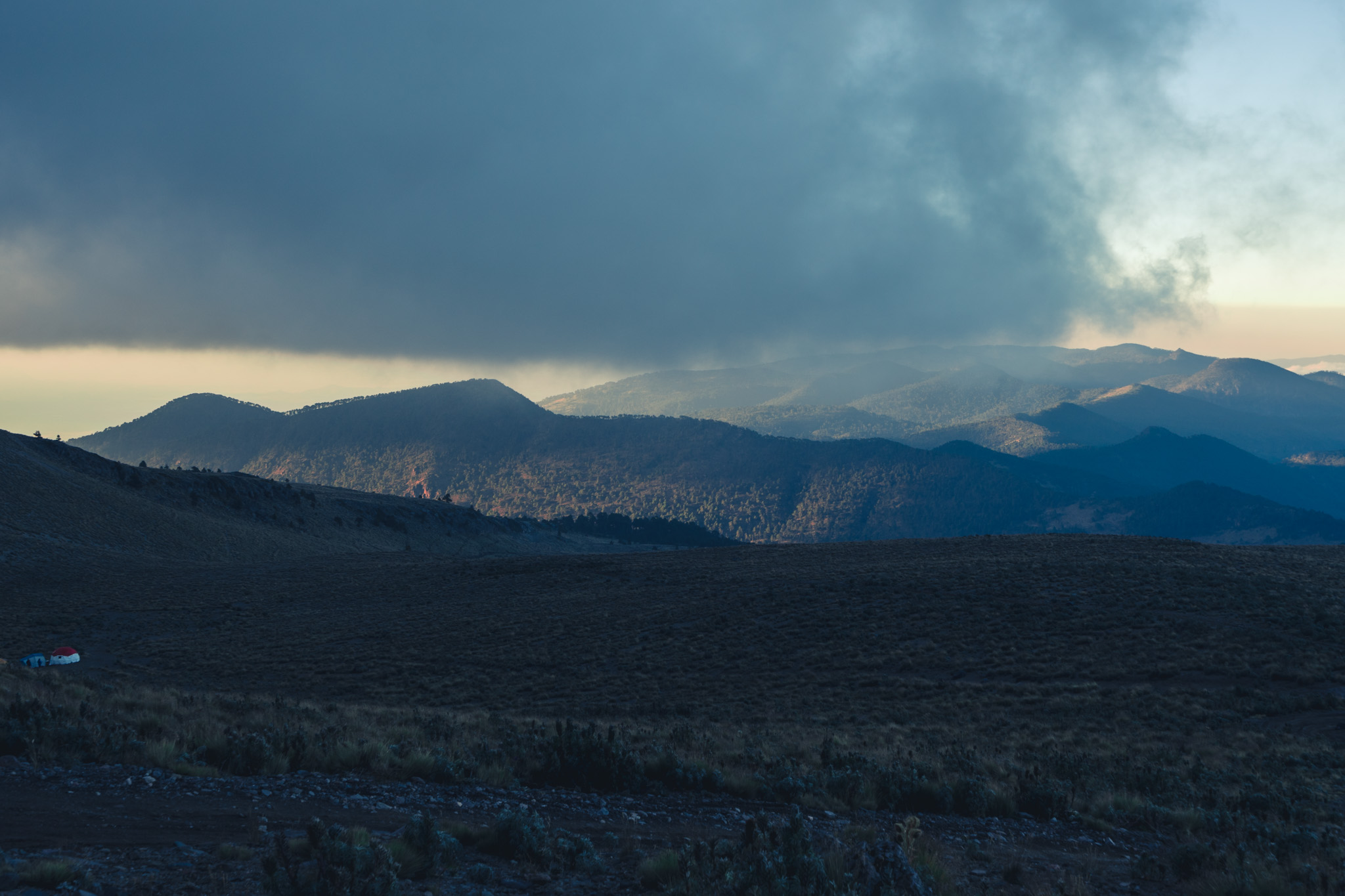 Sunset from the Piedra Grande Hut