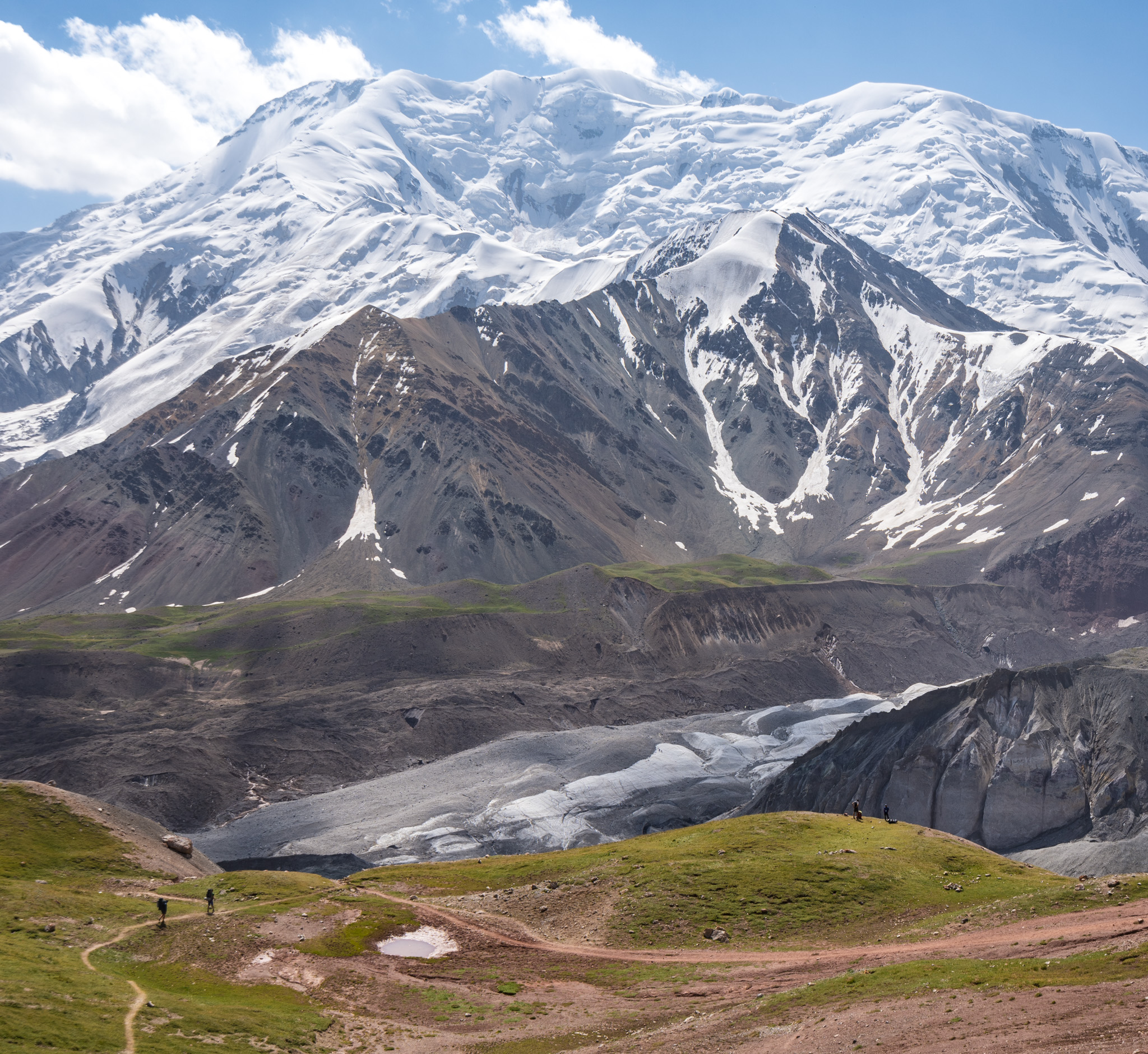 View from the top of the Traveller's Pass