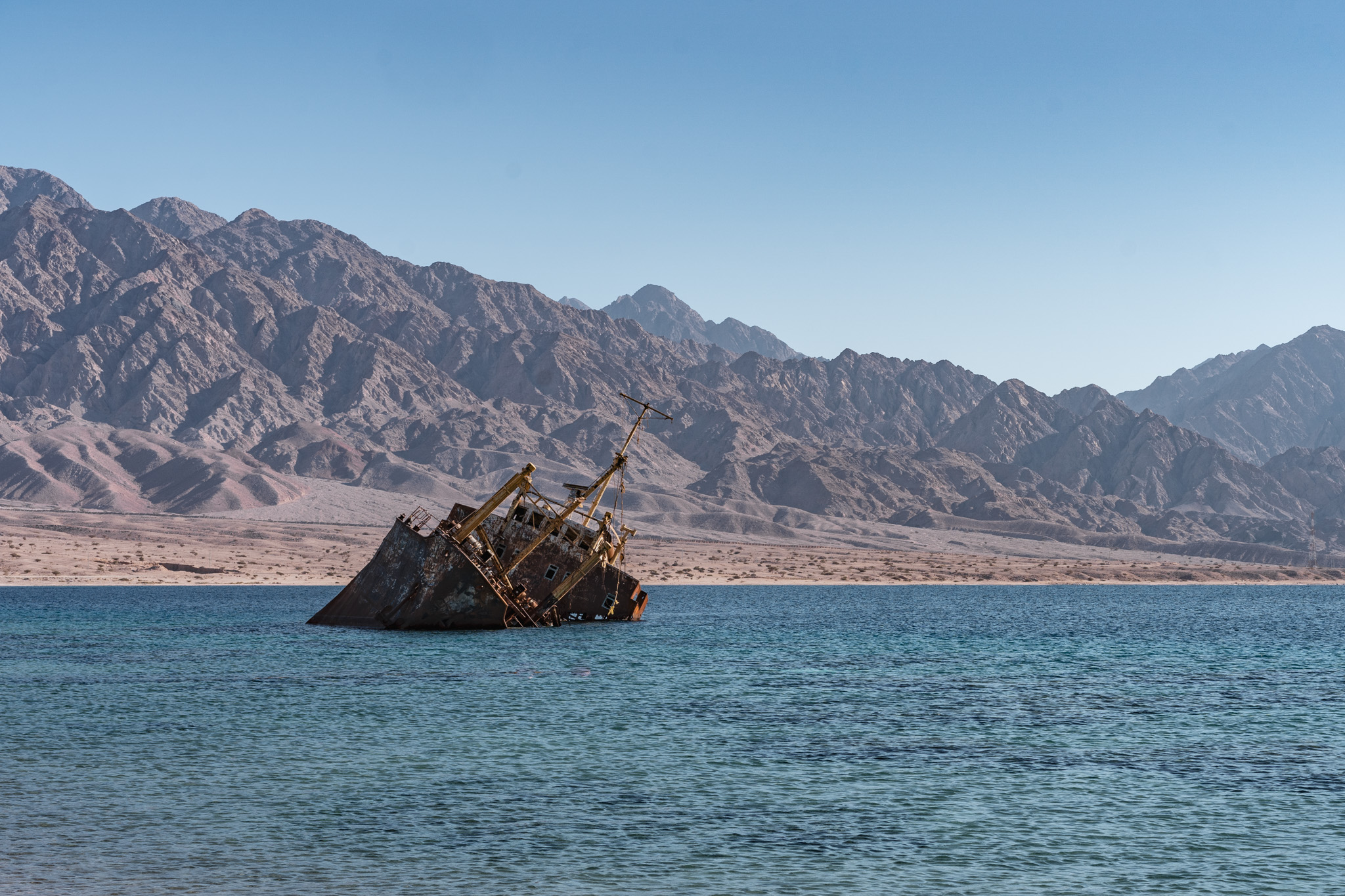 The GThe Georgios G Shipwreck in the Gulf of Aqabaeorgios G Shipwreck in Saudi Arabia