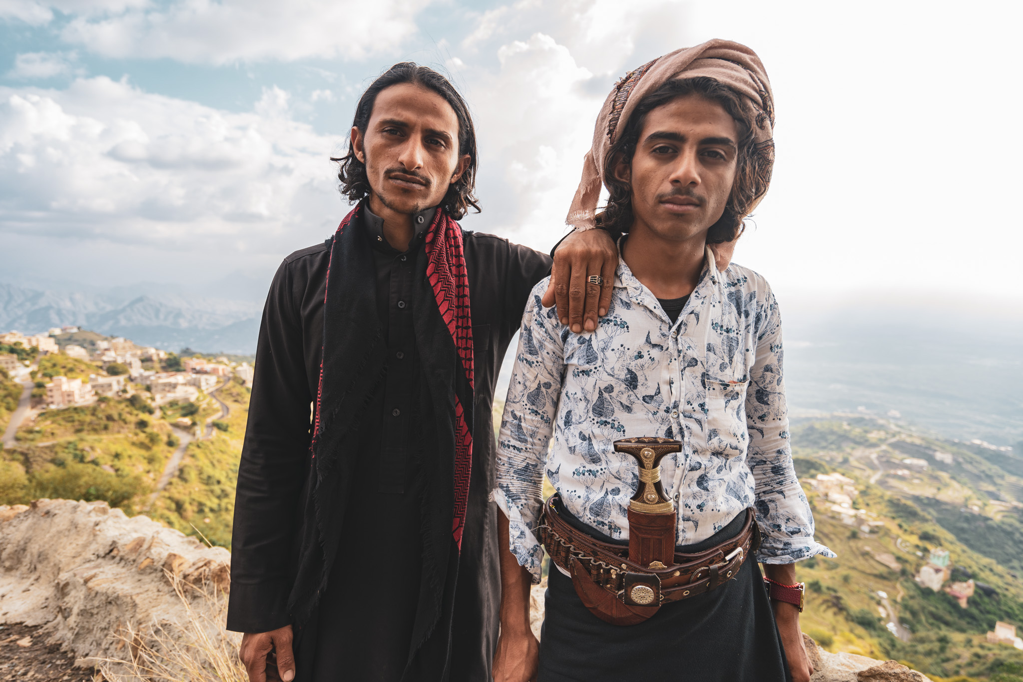 Local dudes in Fayfa near Jazan