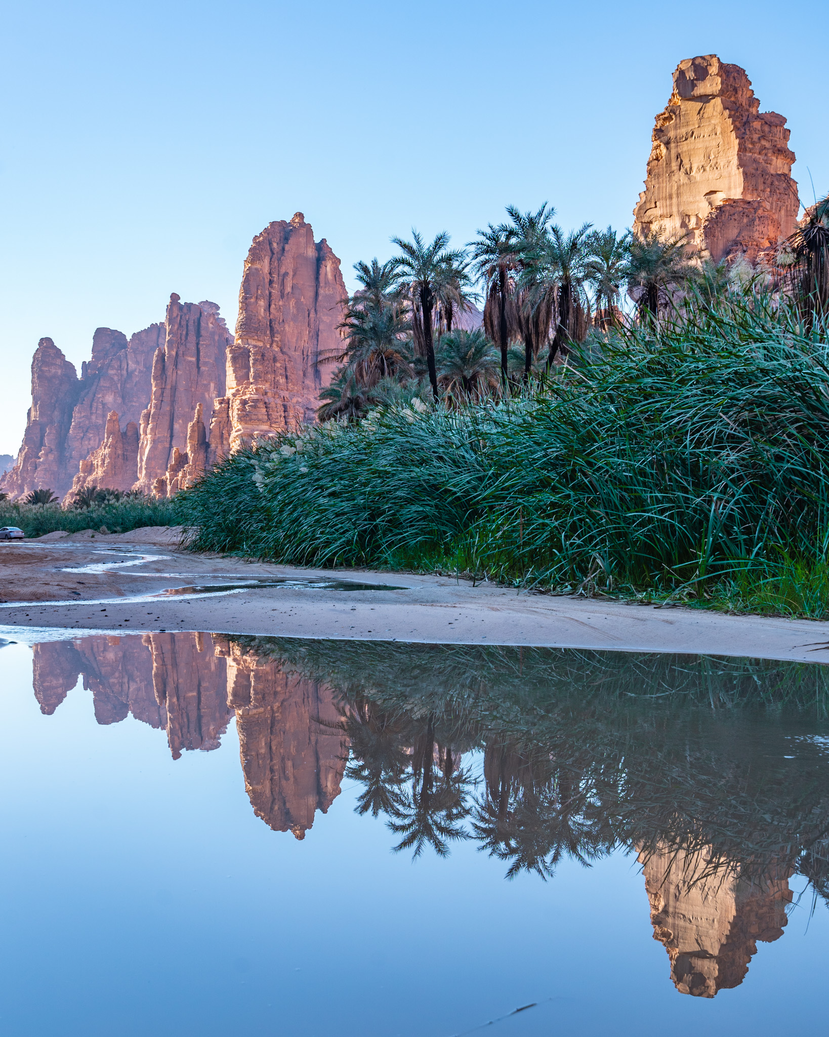 Wadi Al Disah in Saudi Arabia