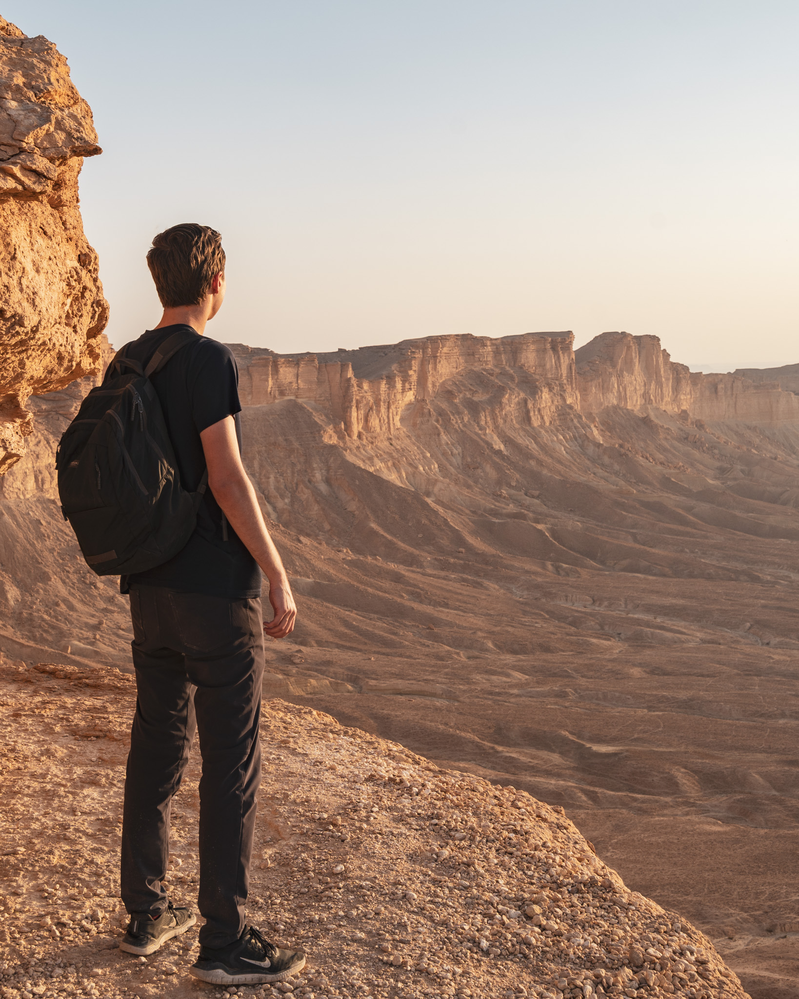 Taking in the views at the Edge of the World