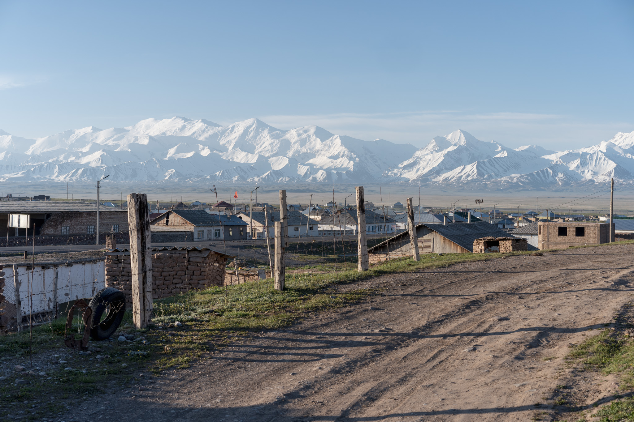 View from Sary-Tash in Kyrgyzstan's Alay Valley