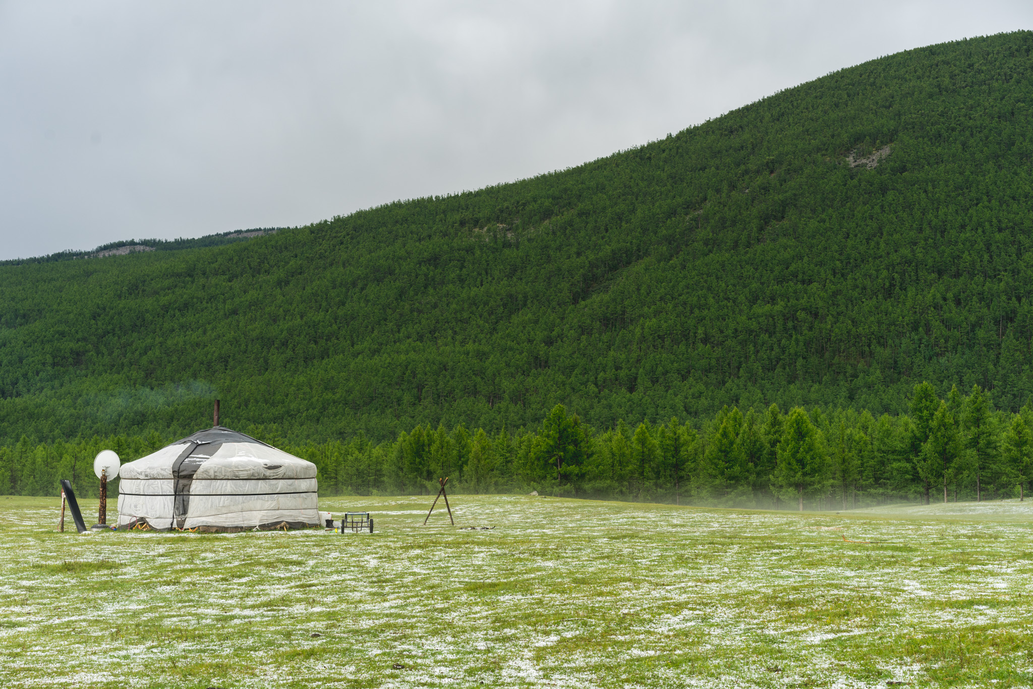 Ger somewhere in the Orkhon Valley