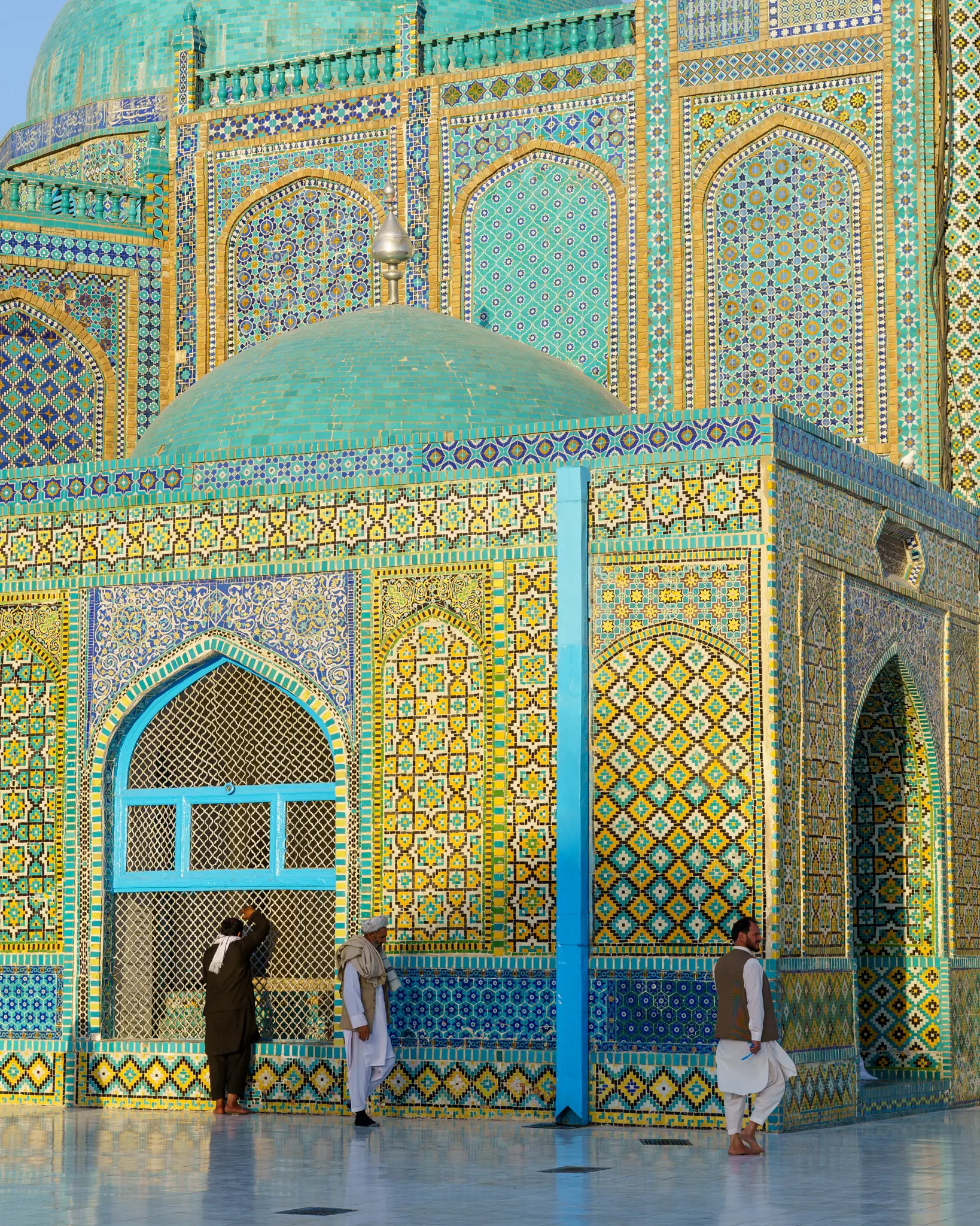 Shrine of Hazrat Ali in Mazar-e-Sharif