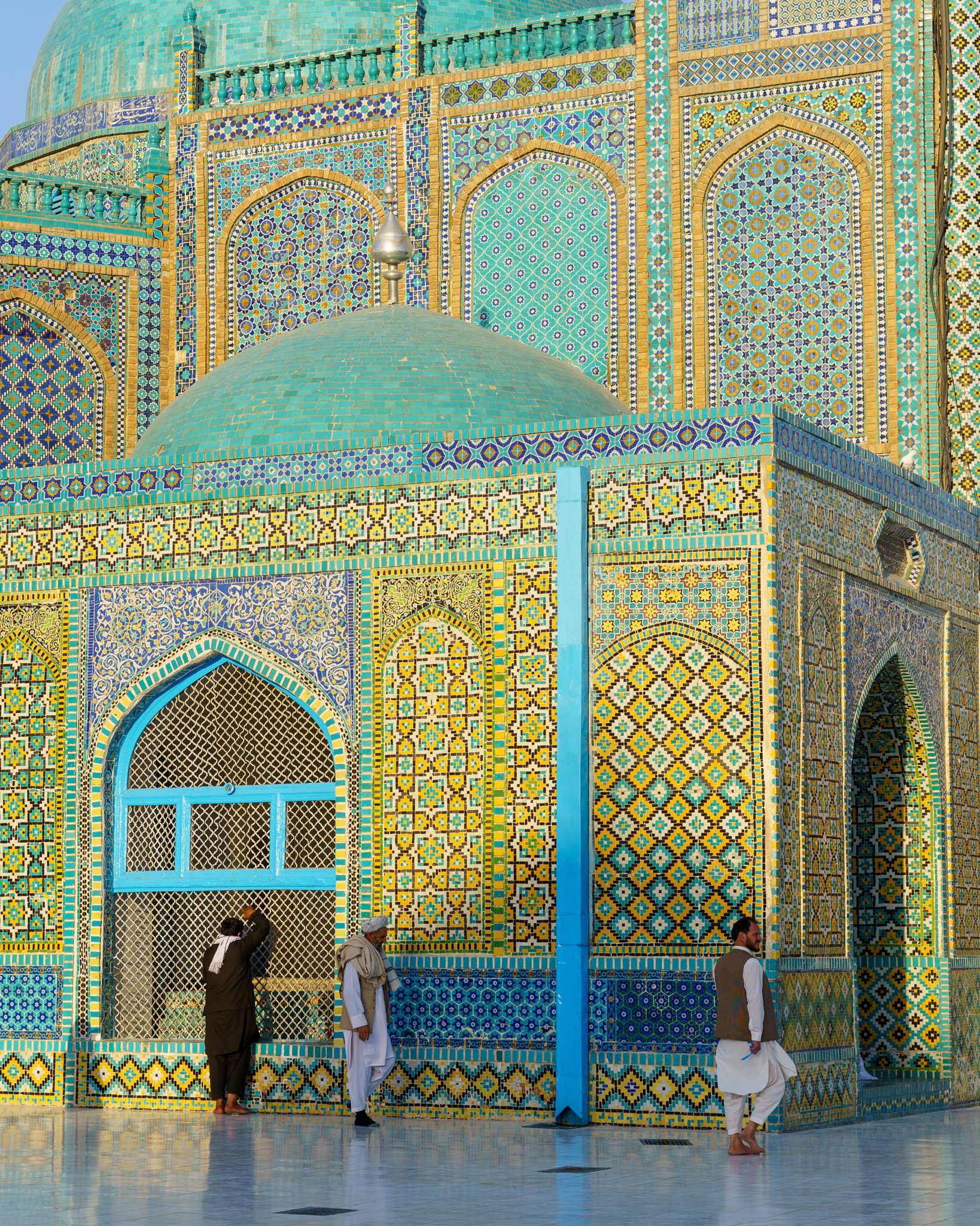 Shrine of Hazrat Ali in Mazar-e-Sharif