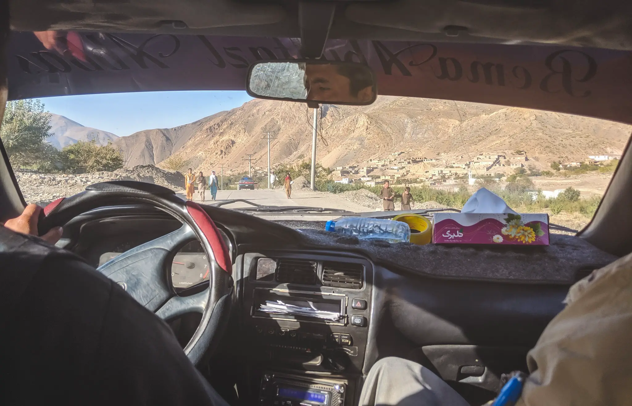 Driving to Bamiyan from Kabul via Ghorband