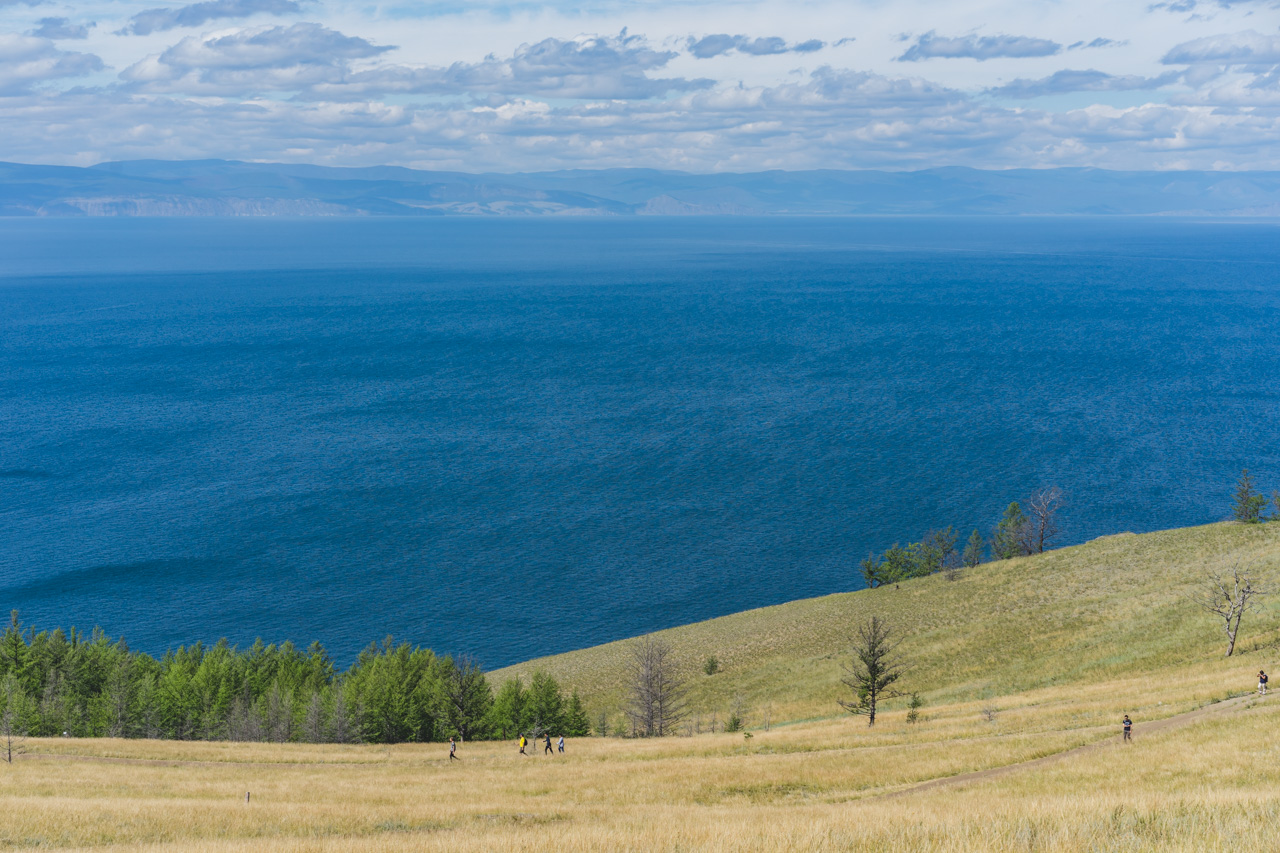 Looking out over Lake Baikal during my day-trip to Cape Khoboy