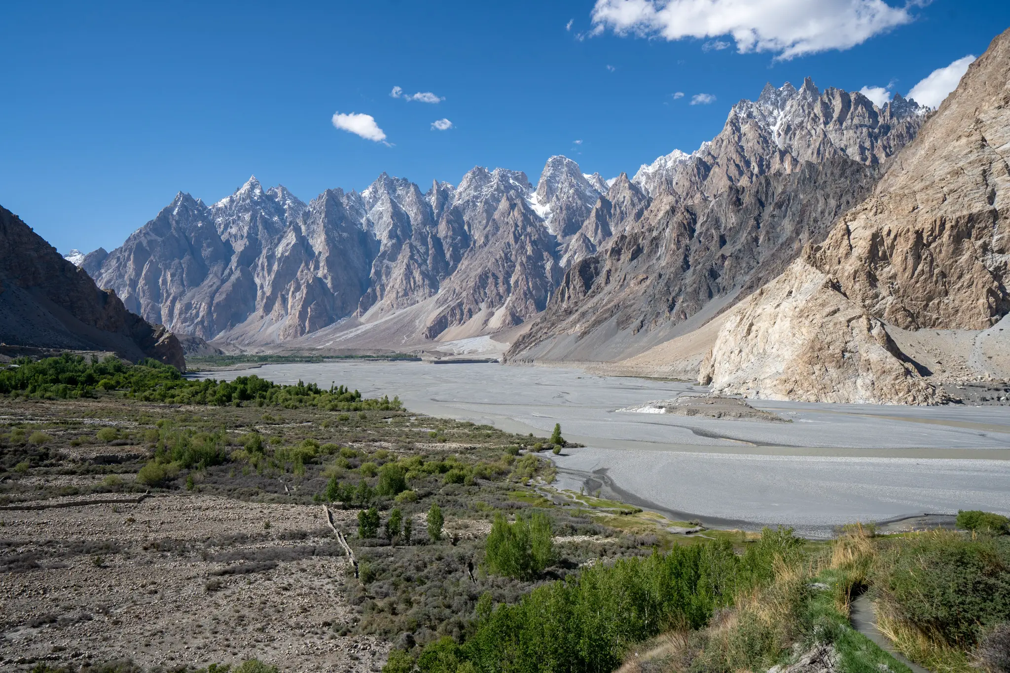 The Passu Cathedral Range in Gilgit-Baltistan