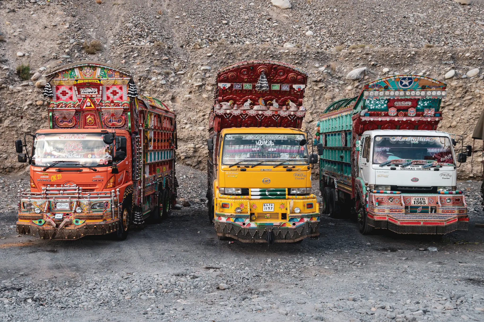Pakistani trucks