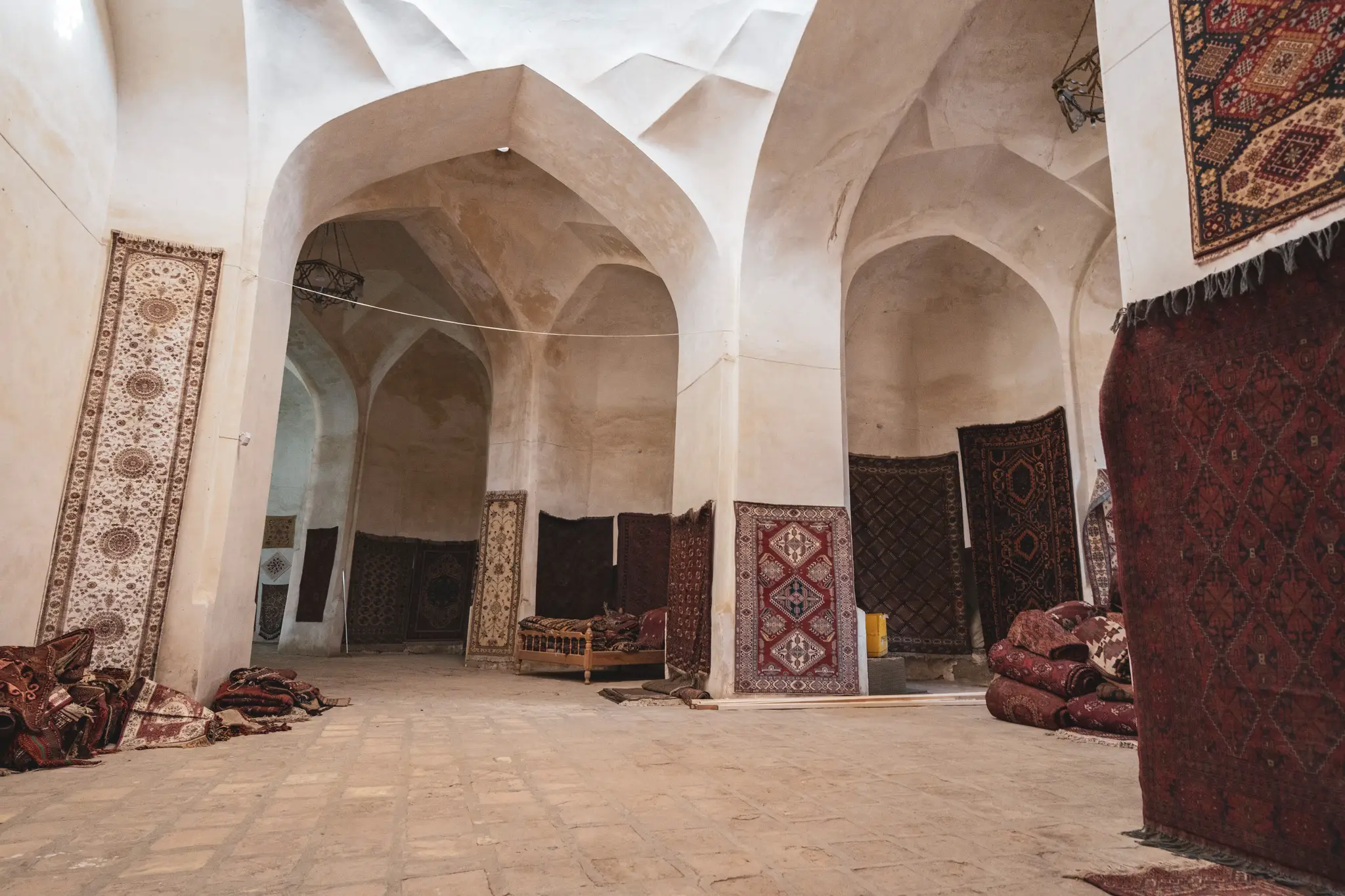 Carpet shop in Bukhara
