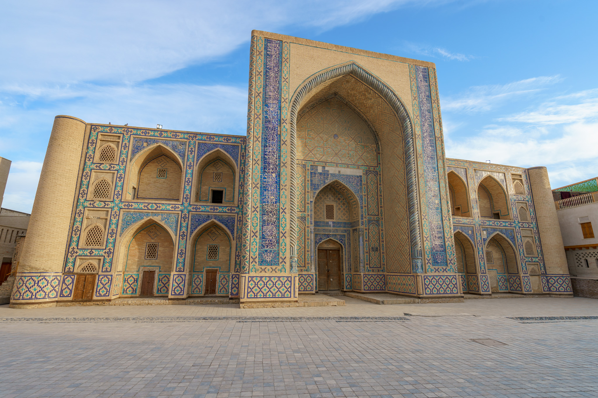 One of the many beautiful madrassas in Bukhara