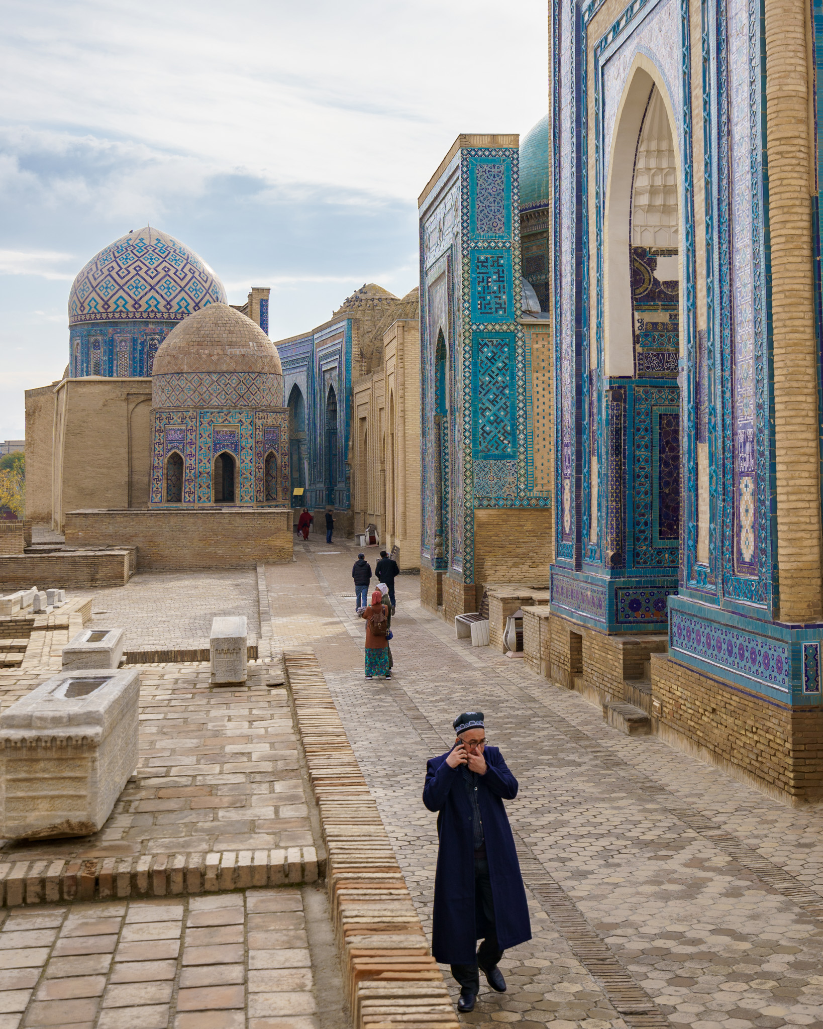 The Shah-i-Zinda necropolis in Samarkand